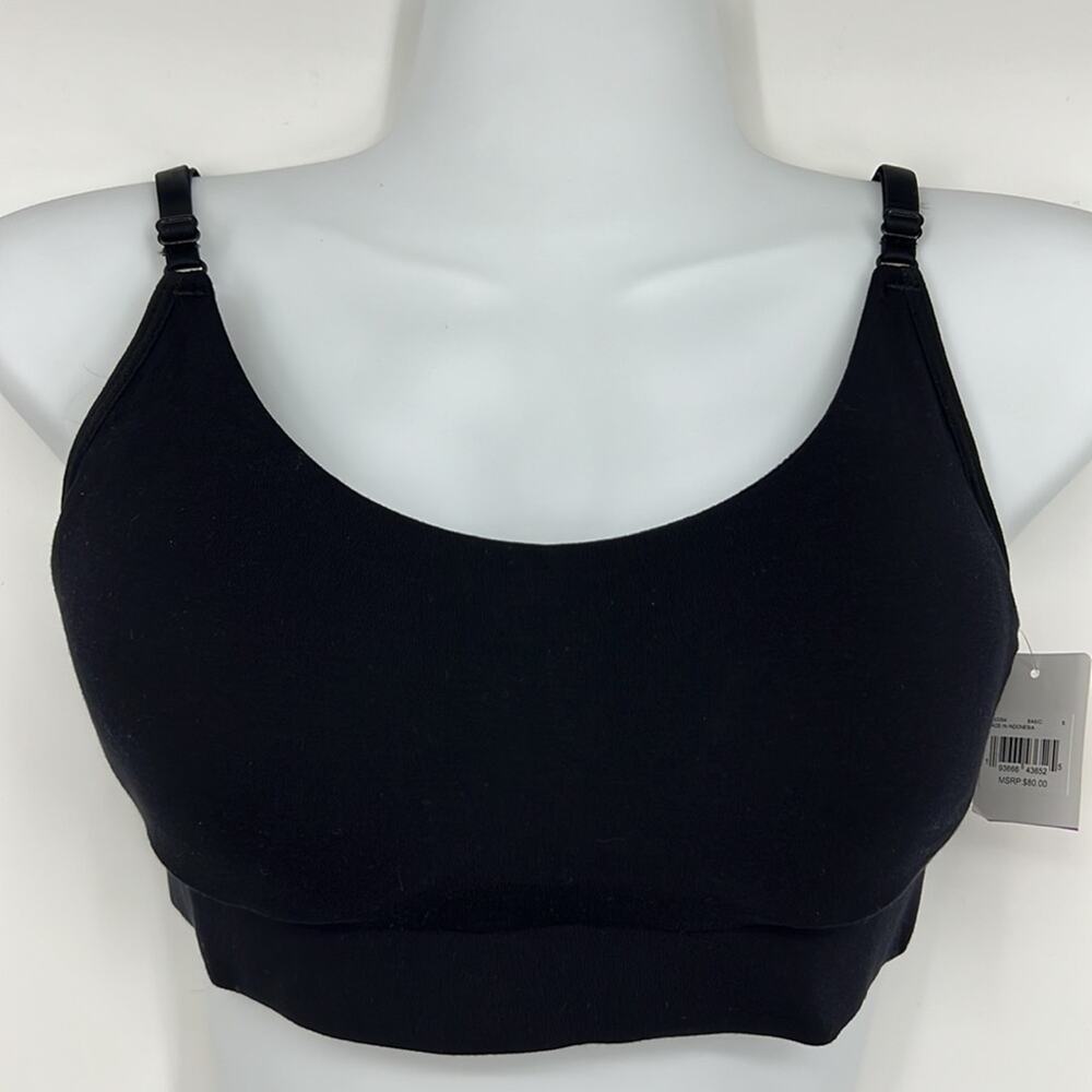 Kenneth Cole Black Sports Bra Small NWT